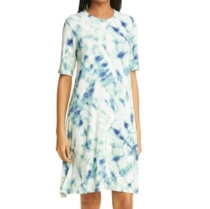 Johnny Was marble tie dye tee shirt dress S